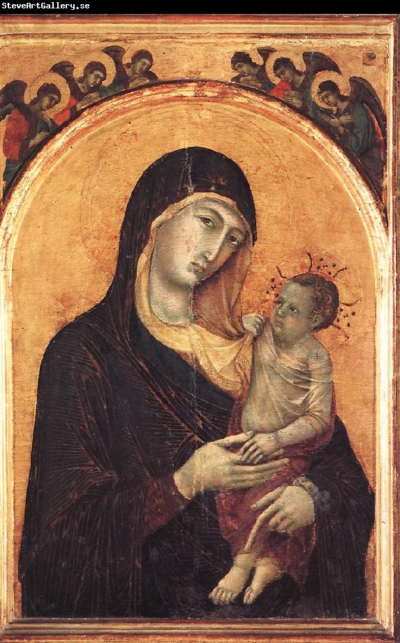 Duccio di Buoninsegna Madonna and Child with Six Angels dfg